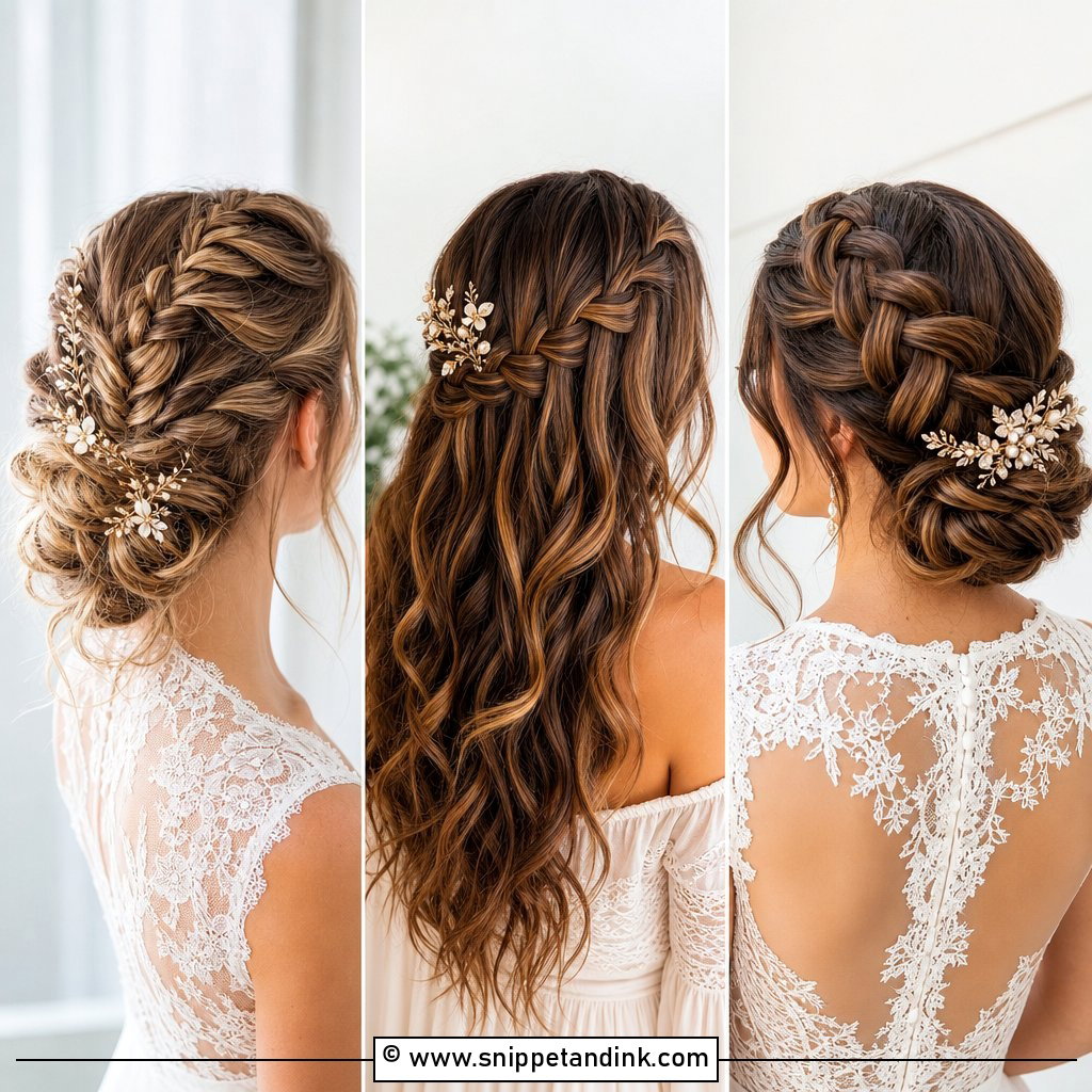 30 Wedding Braid Hairstyles for Romantic Bridal Style