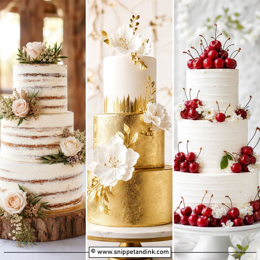 30 Wedding Cake Ideas for a Stunning Reception Centerpiece