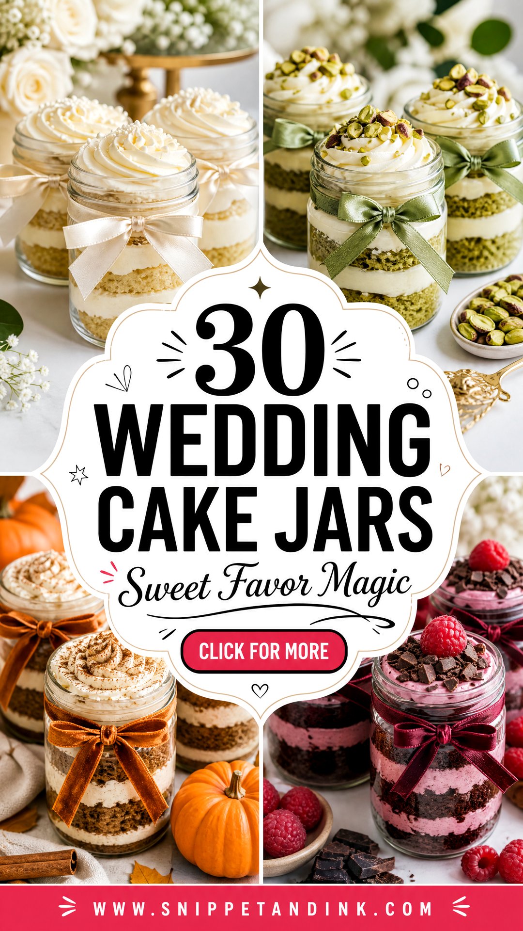 30 Wedding Cake Jars for Sweet Favors Guests Will Adore - 30 Wedding Cake Jars for Sweet Favors Guests Will Adore