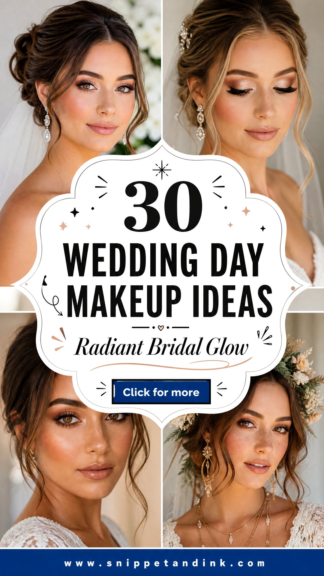 30 Wedding Day Makeup Ideas for a Radiant Bridal Glow - 30 Wedding Day Makeup Ideas for a Radiant Bridal Glow