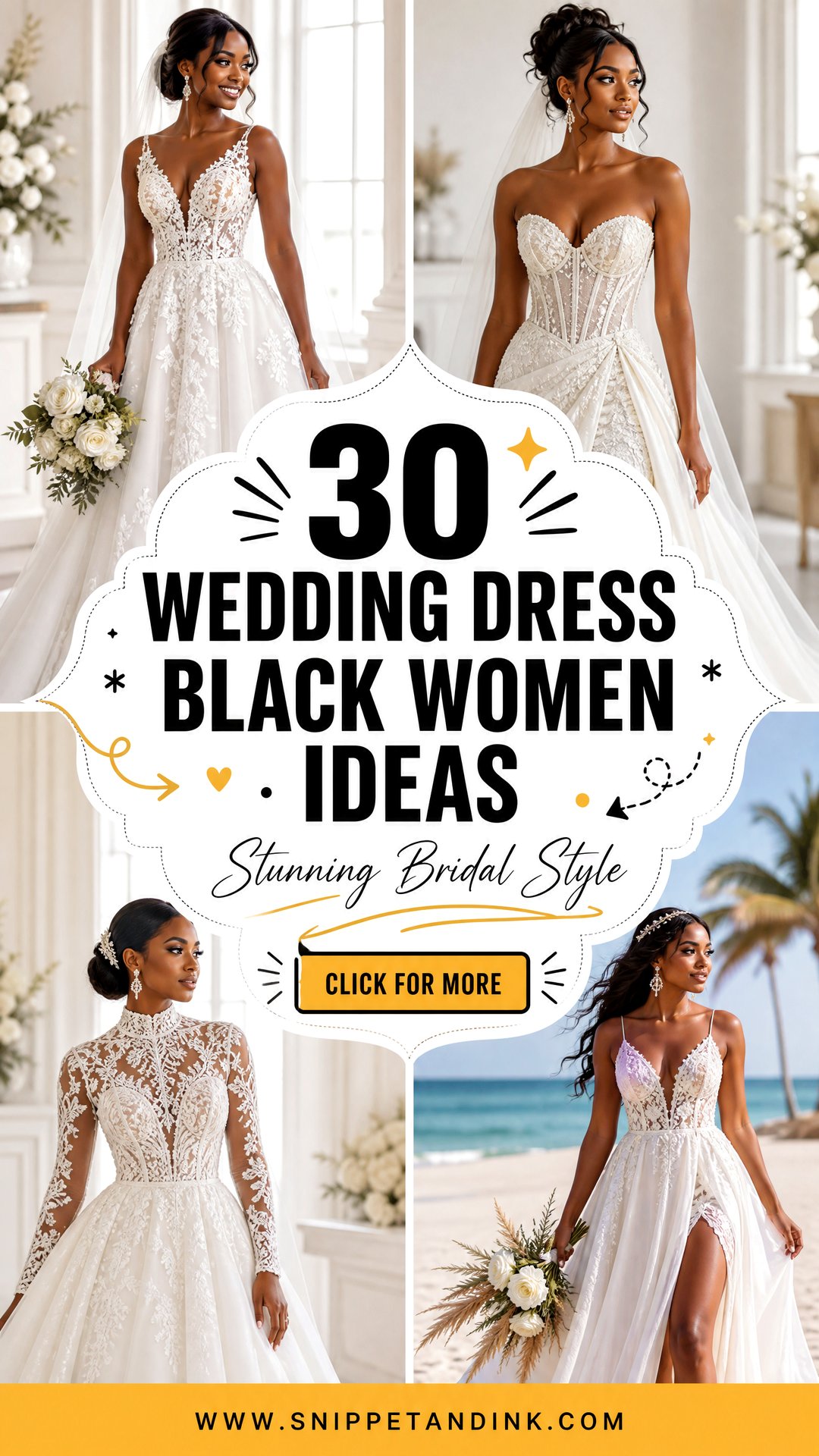 30 Wedding Dress Black Women Ideas for Stunning Bridal Style - 30 Wedding Dress Black Women Ideas for Stunning Bridal Style