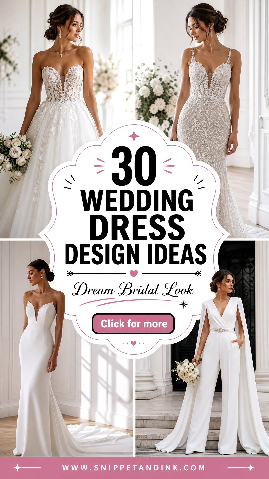 30 Wedding Dress Design Ideas for Your Dream Bridal Look - 30 Wedding Dress Design Ideas for Your Dream Bridal Look
