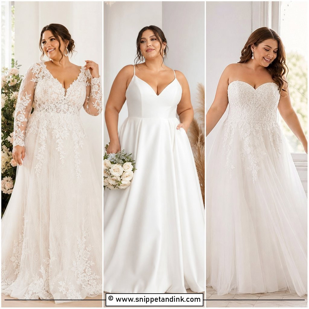 30 Wedding Dress Plus Size Ideas for Confident Brides