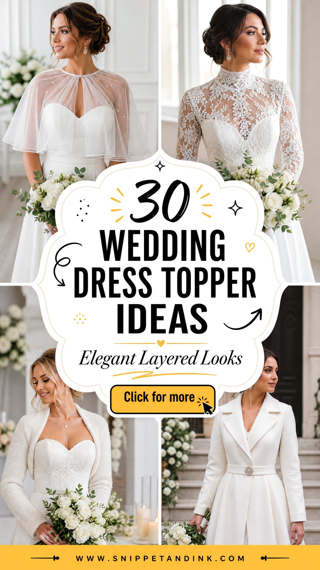 30 Wedding Dress Topper Ideas for Elegant Layered Looks - 30 Wedding Dress Topper Ideas for Elegant Layered Looks