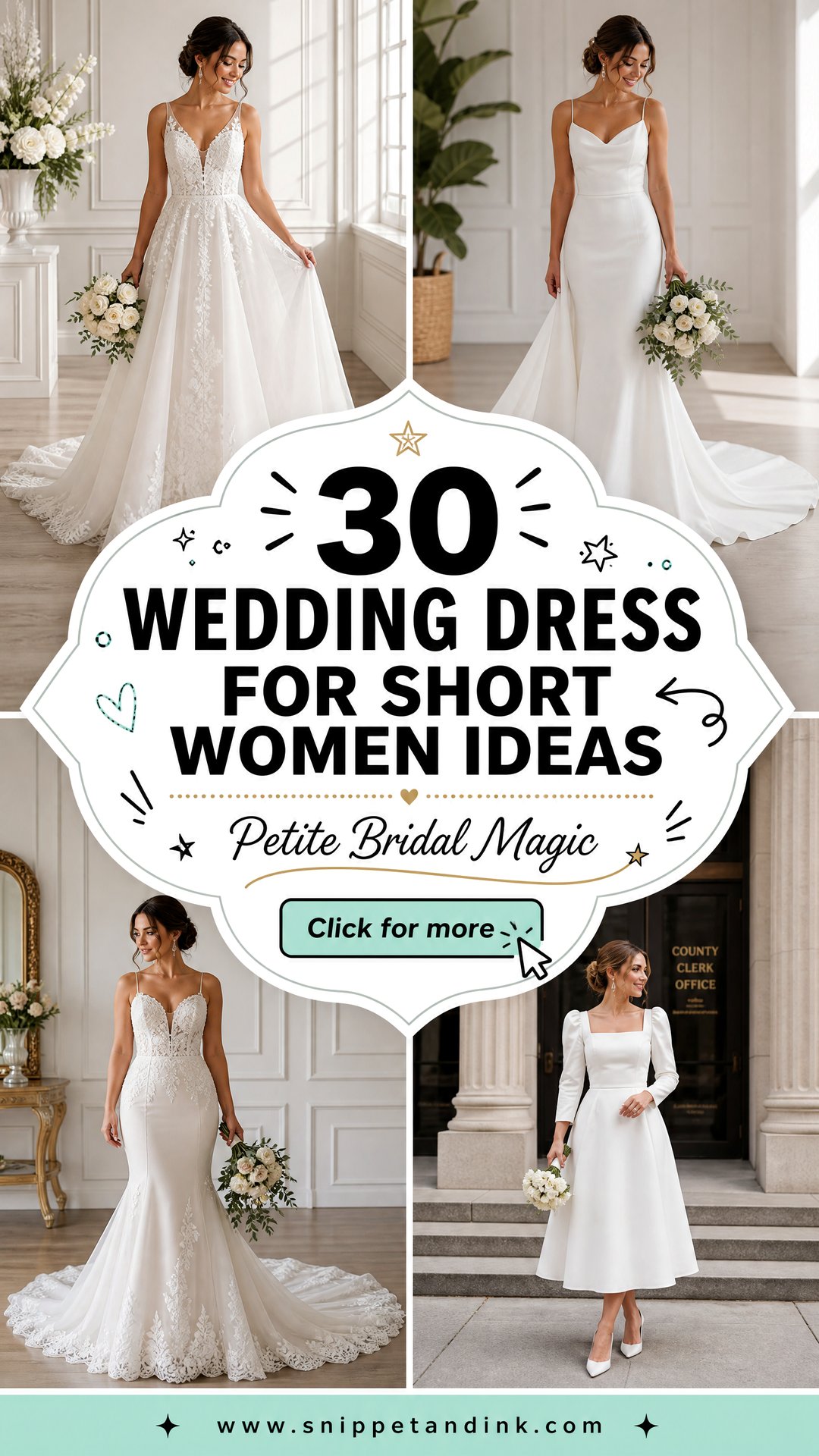 30 Wedding Dress for Short Women Ideas That Truly Flatter - 30 Wedding Dress for Short Women Ideas That Truly Flatter