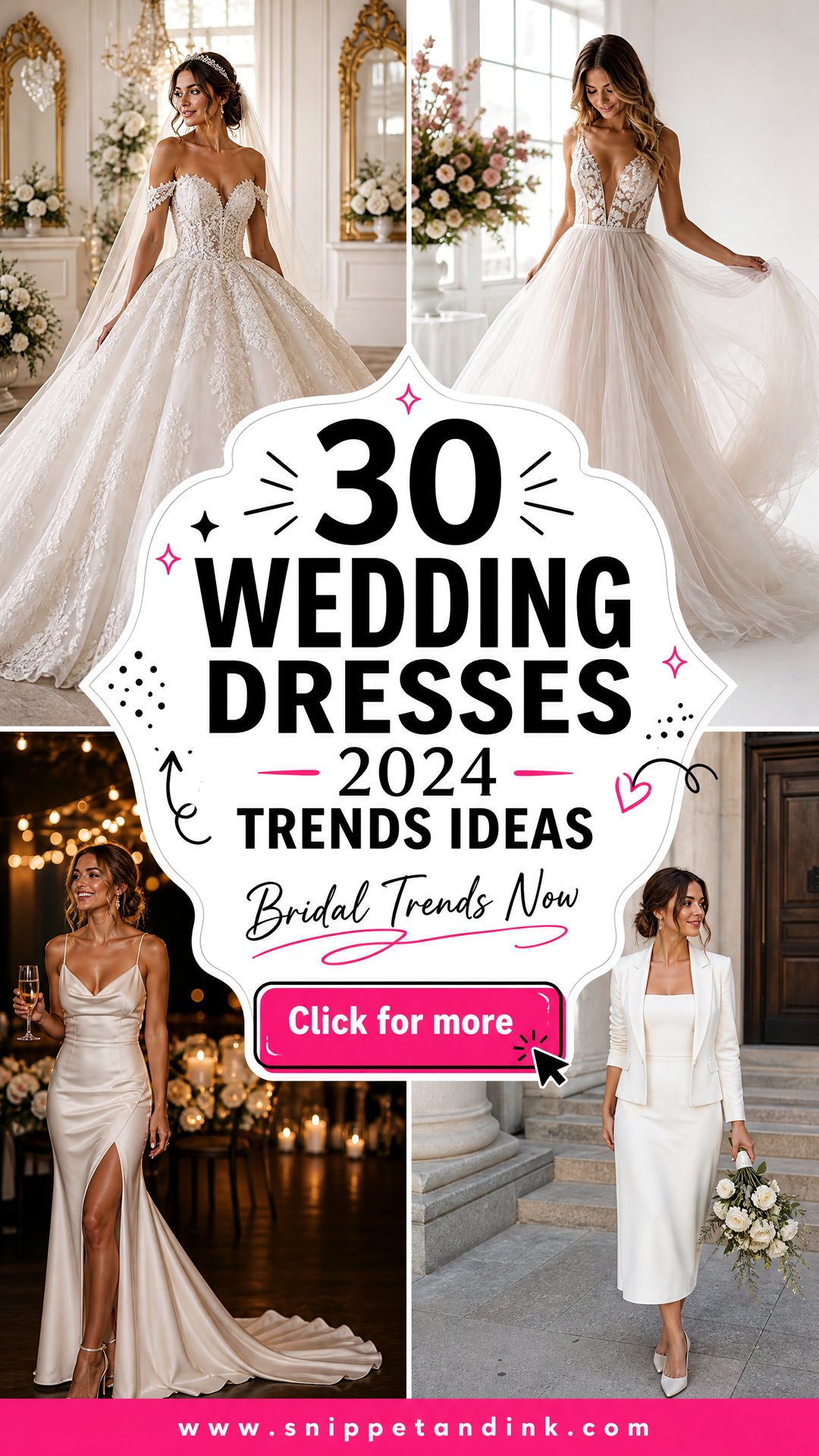 30 Wedding Dresses 2024 Trends for Brides to Bookmark - 30 Wedding Dresses 2024 Trends for Brides to Bookmark