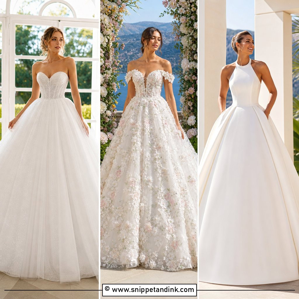 30 Wedding Dresses Ball Gown for Fairytale Bridal Style