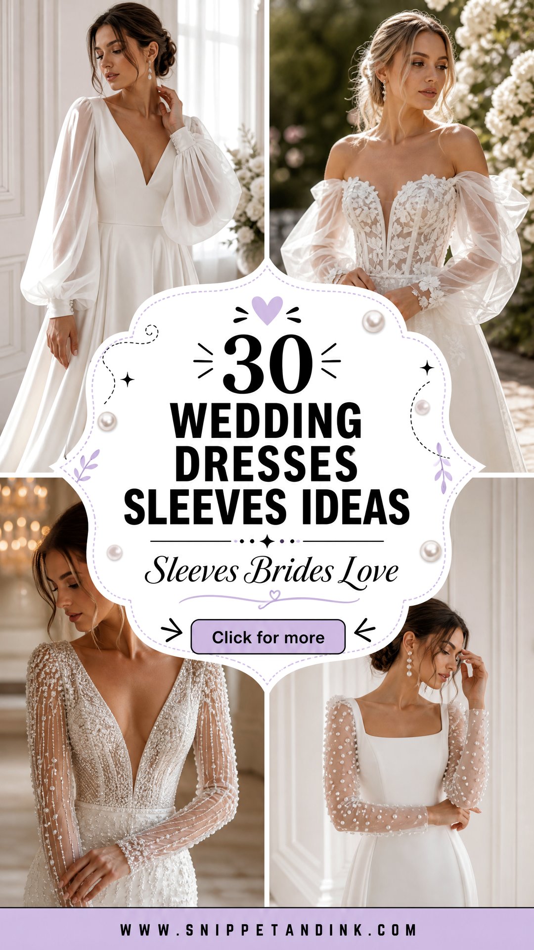 30 Wedding Dresses Sleeves Ideas Brides Will Love in 2026 - 30 Wedding Dresses Sleeves Ideas Brides Will Love in 2026