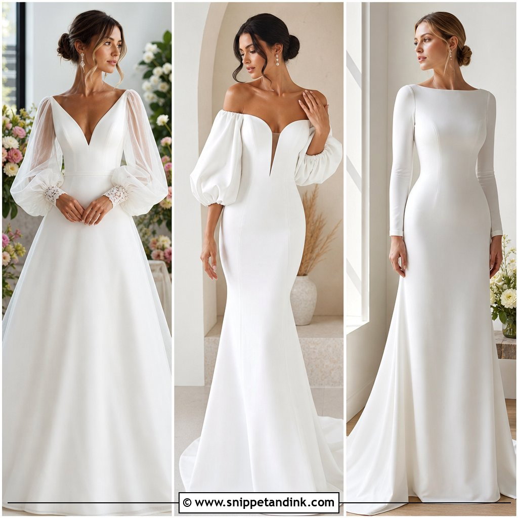 30 Wedding Dresses Sleeves