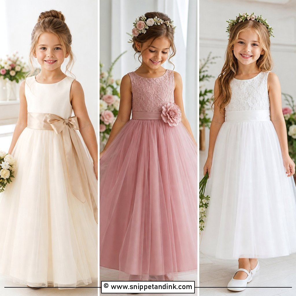 30 Wedding Dresses for Kids That Look Cute and Formal