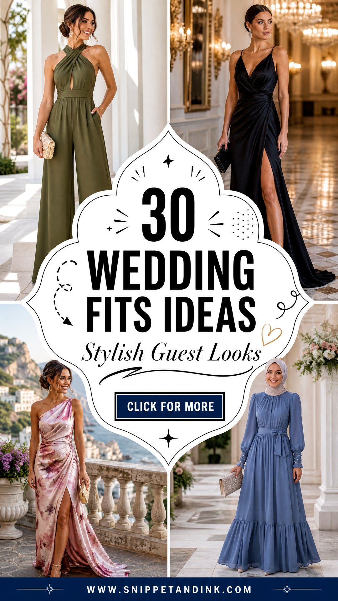30 Wedding Fits Ideas for Stylish Guests and Bridal Crews - 30 Wedding Fits Ideas for Stylish Guests and Bridal Crews