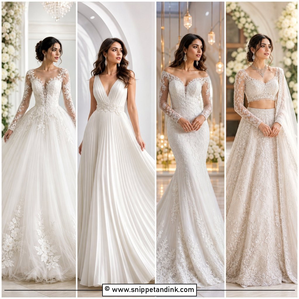 30 Wedding Frock Designs for a Graceful Celebration Look