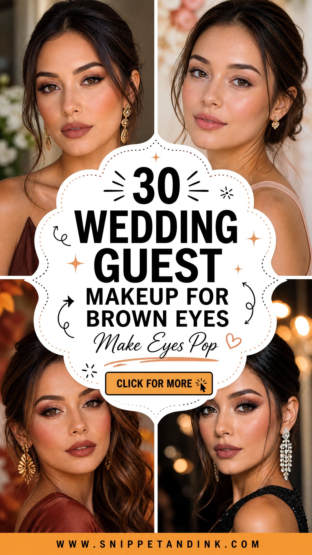 30 Wedding Guest Makeup for Brown Eyes to Make Them Pop - 30 Wedding Guest Makeup for Brown Eyes to Make Them Pop