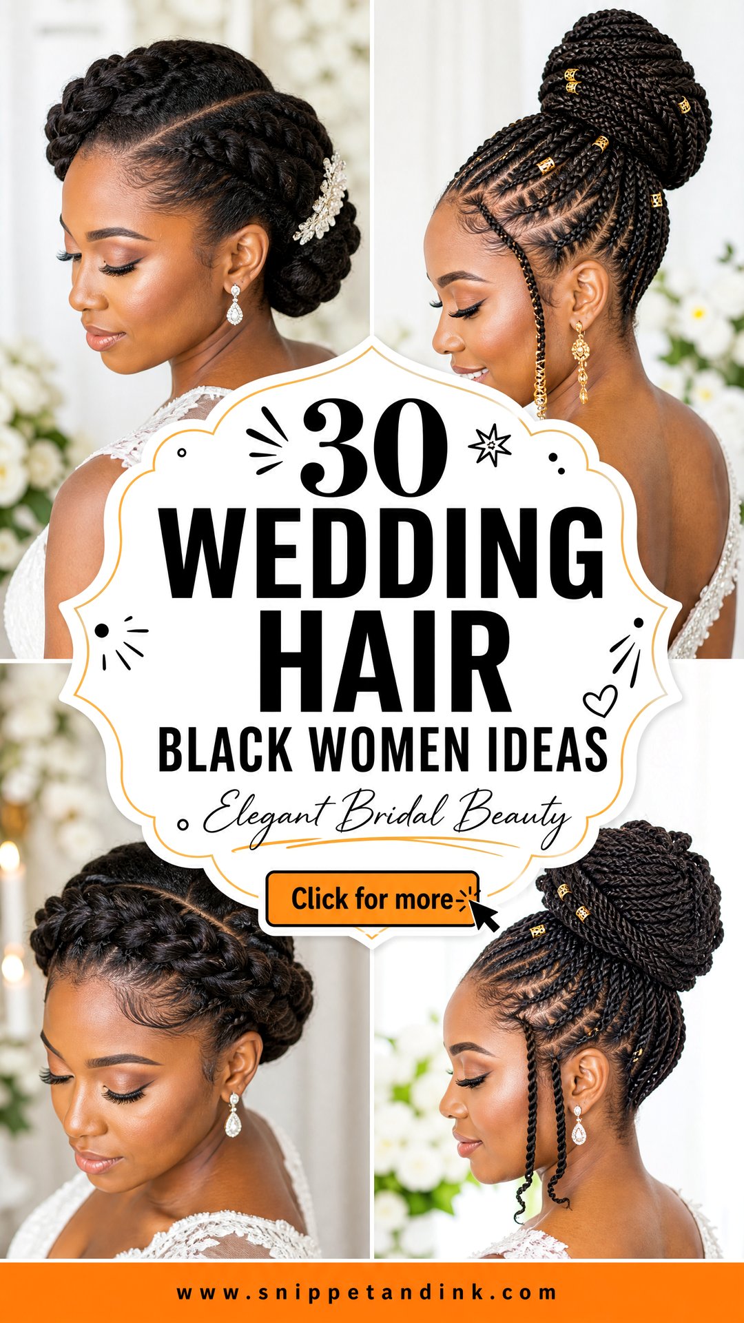 30 Wedding Hair Black Women Ideas for Elegant Bridal Beauty - 30 Wedding Hair Black Women Ideas for Elegant Bridal Beauty