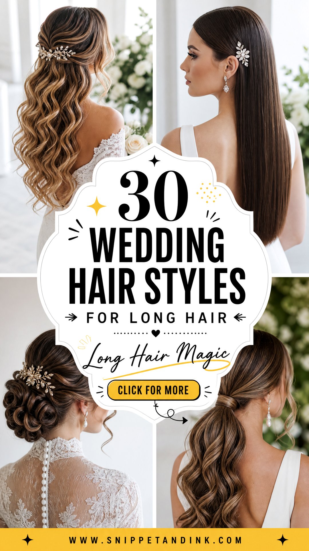 30 Wedding Hair Styles for Long Hair Brides Will Adore - 30 Wedding Hair Styles for Long Hair Brides Will Adore