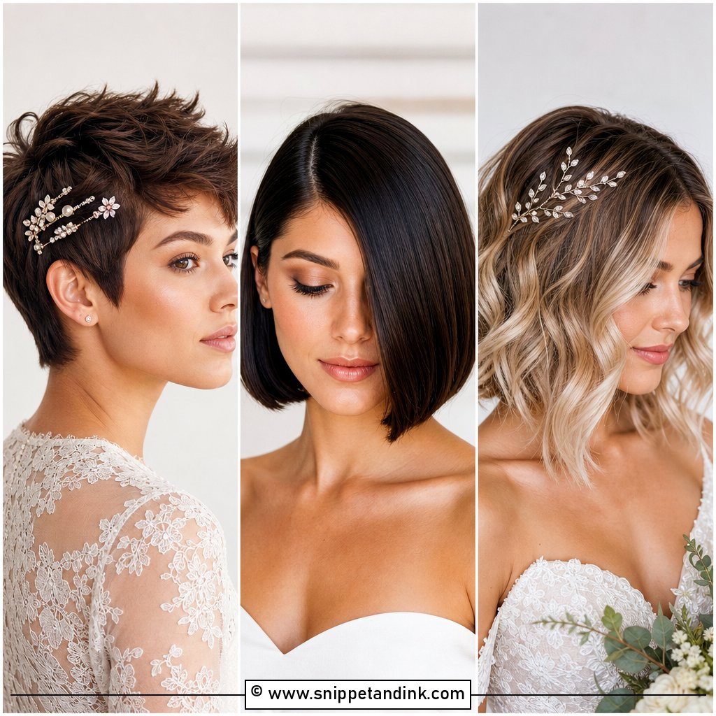 30 Wedding Hairstyles Short Hair Chic Bridal Looks to Try