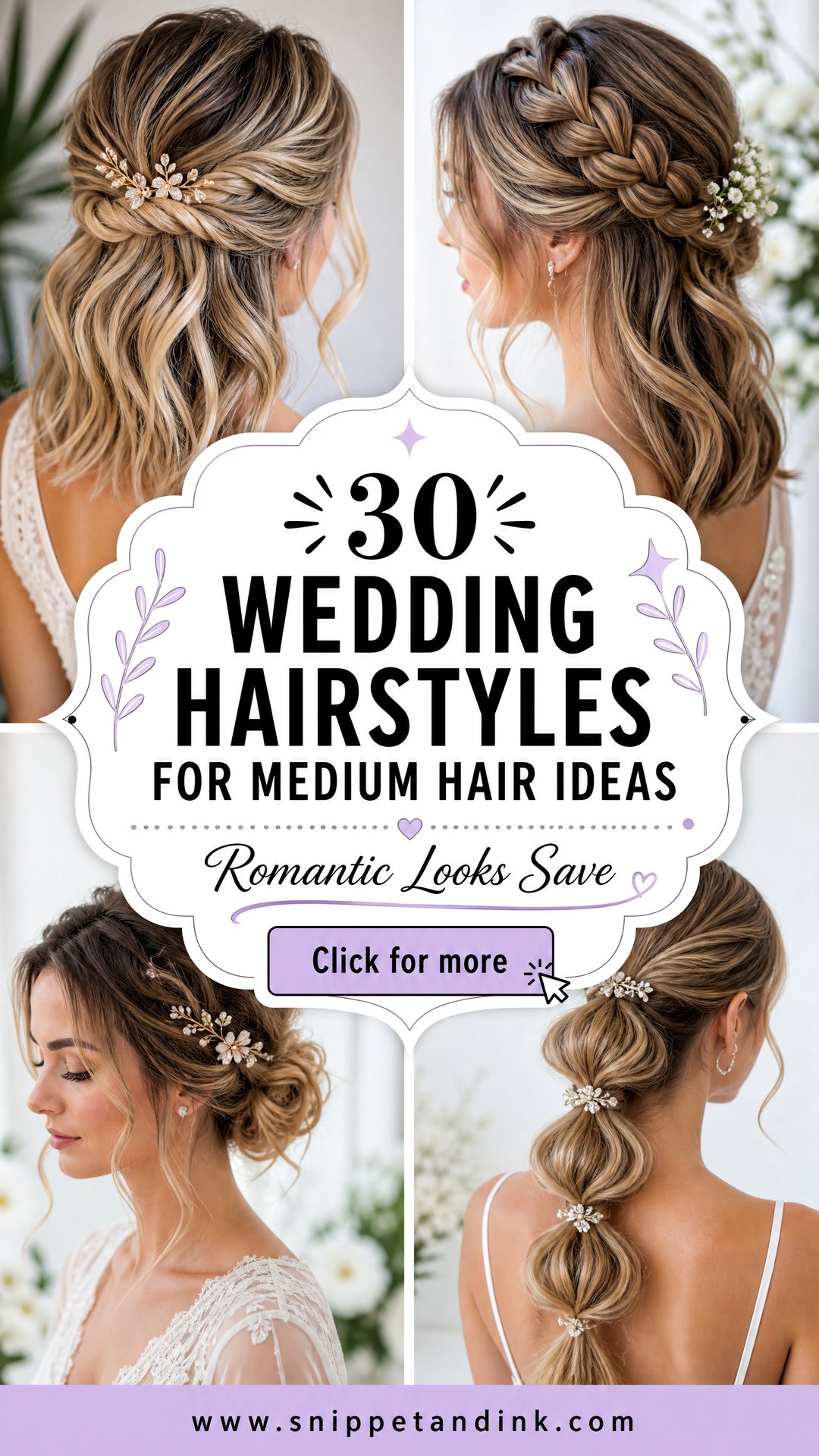 30 Wedding Hairstyles for Medium Hair Romantic Looks to Save - 30 Wedding Hairstyles for Medium Hair: Romantic Looks to Save
