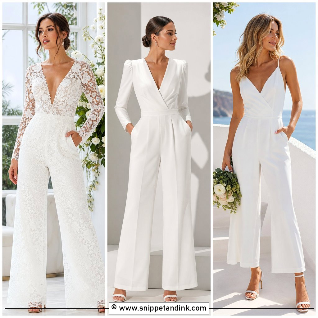 30 Wedding Jumpsuit Ideas for Modern Brides and Guests