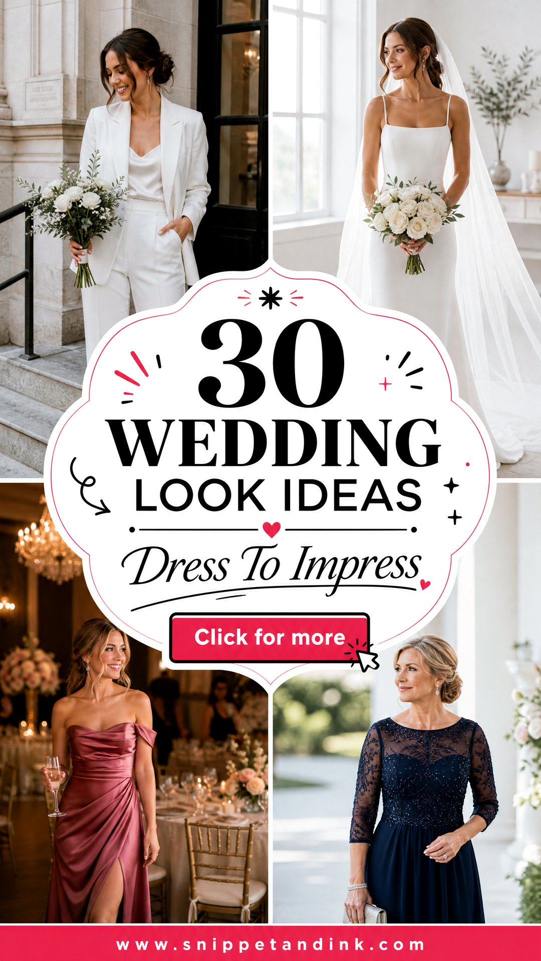 30 Wedding Look Ideas for Guests Bridesmaids and Brides - 30 Wedding Look Ideas for Guests, Bridesmaids, and Brides