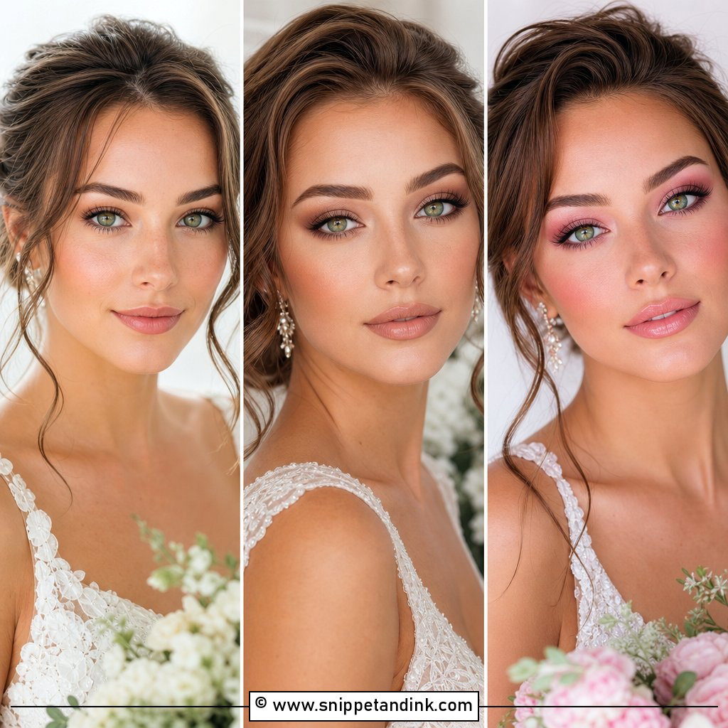 30 Wedding Makeup for Green Eyes to Make Them Pop