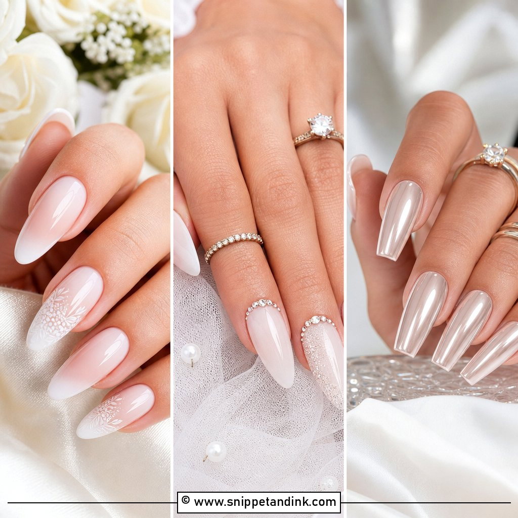 30 Wedding Nail Inspo for Bride Ideas Elegant Looks to Save
