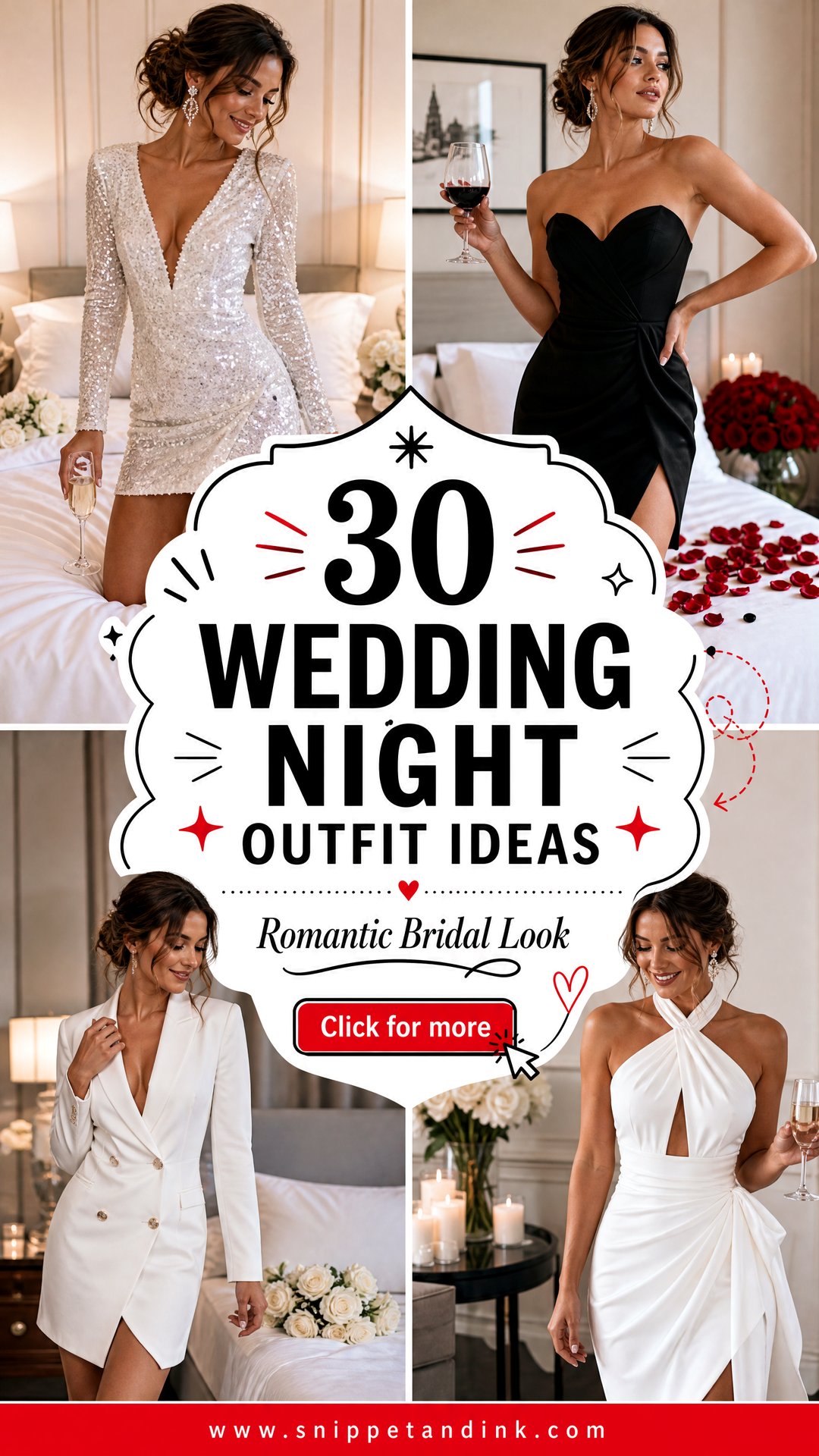 30 Wedding Night Outfit Ideas for a Romantic Bridal Look - 30 Wedding Night Outfit Ideas for a Romantic Bridal Look
