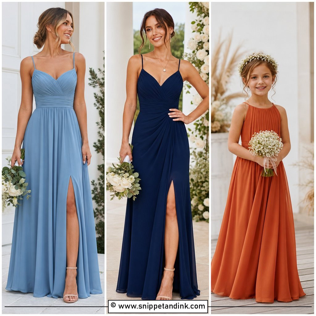 30 Wedding Party Dresses for Elegant Guests and Bridesmaids