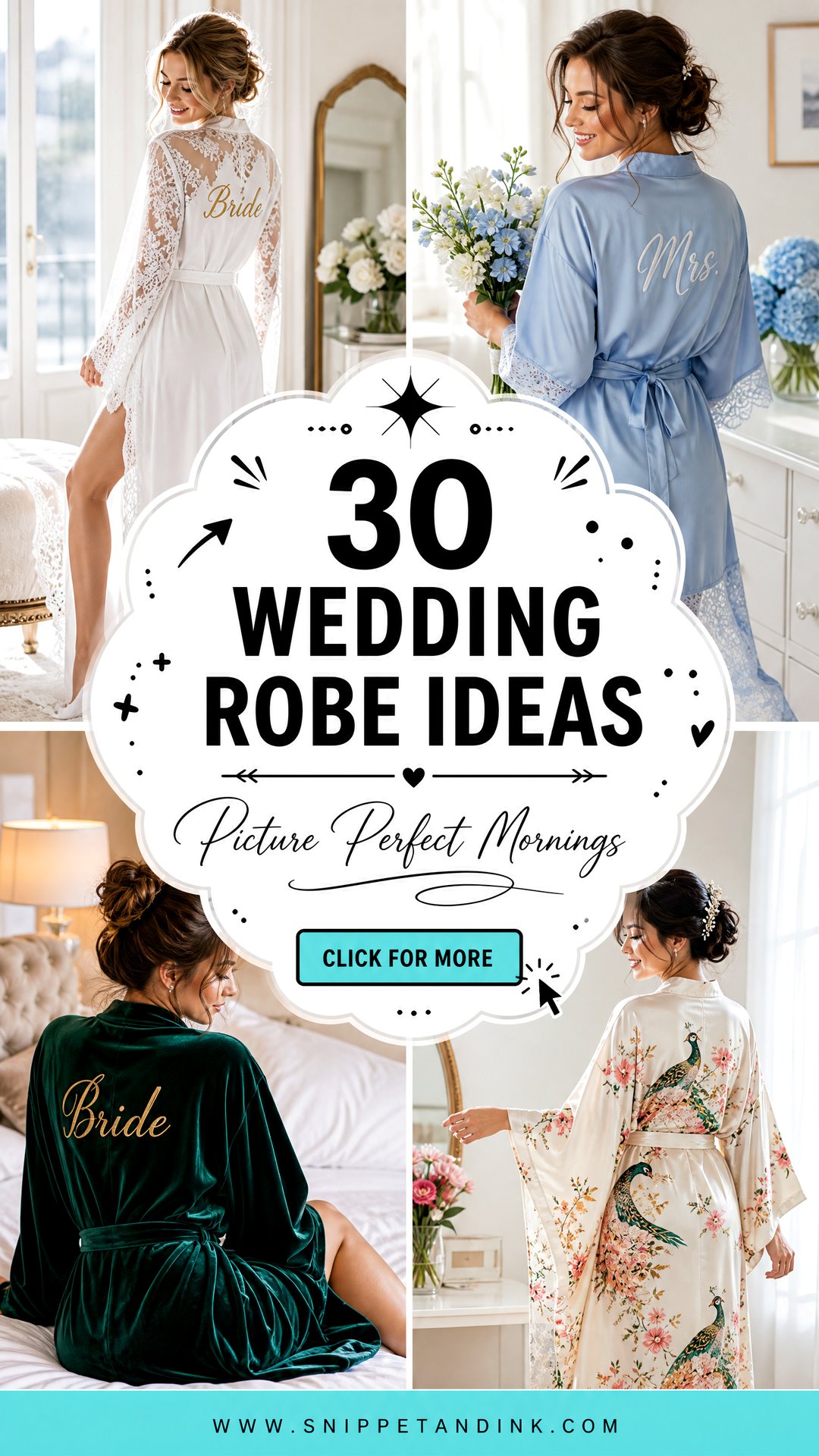 30 Wedding Robe Ideas for Picture-Perfect Bridal Mornings - 30 Wedding Robe Ideas for Picture-Perfect Bridal Mornings