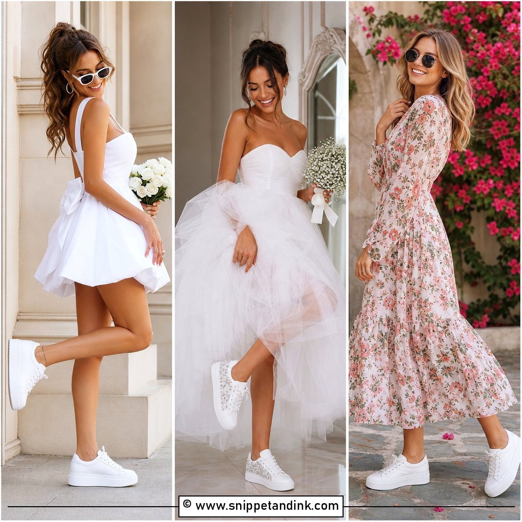 30 Wedding Sneakers Ideas for Chic Brides Who Love Comfort