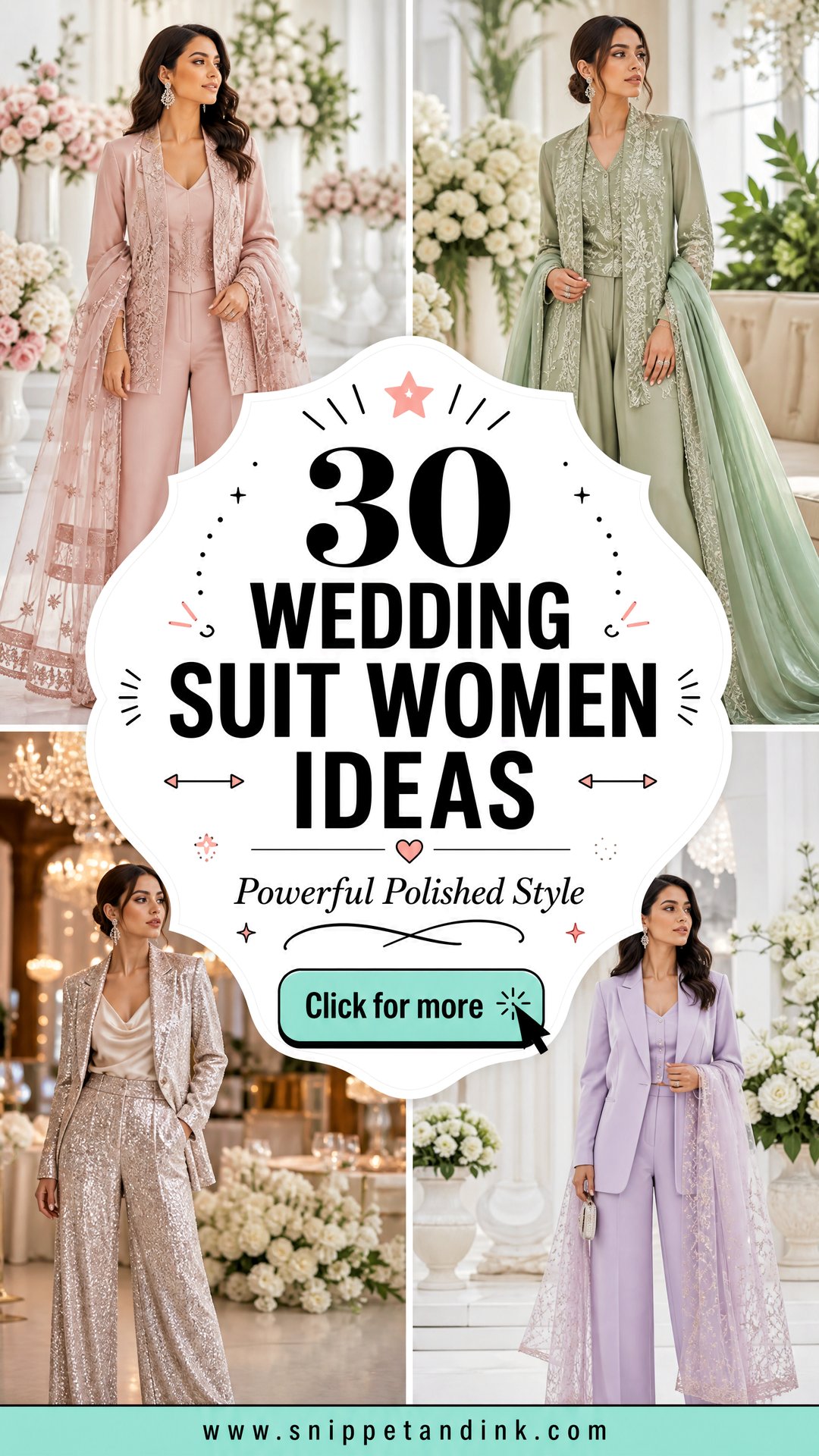 30 Wedding Suit Women Ideas for Powerful Polished Style - 30 Wedding Suit Women Ideas for Powerful, Polished Style