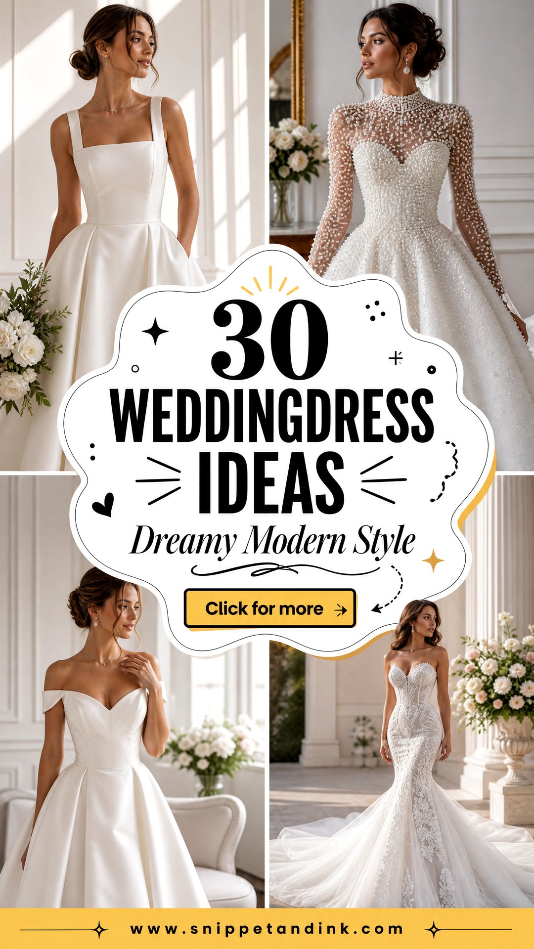 30 Weddingdress Ideas for Dreamy Brides and Modern Style - 30 Weddingdress Ideas for Dreamy Brides and Modern Style