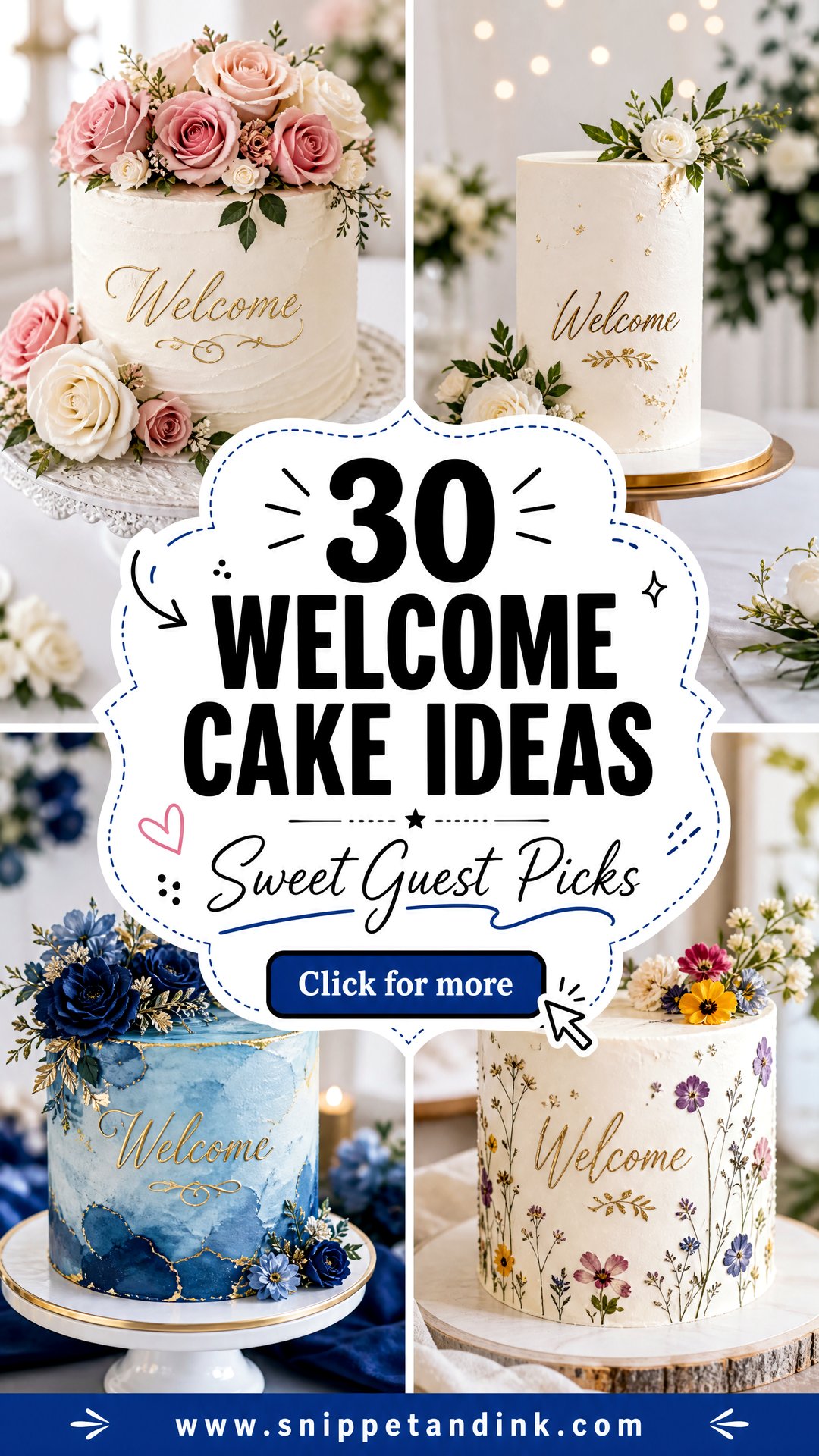 30 Welcome Cake Ideas for Wedding Sweet Guest-Ready Picks - 30 Welcome Cake Ideas for Wedding: Sweet Guest-Ready Picks