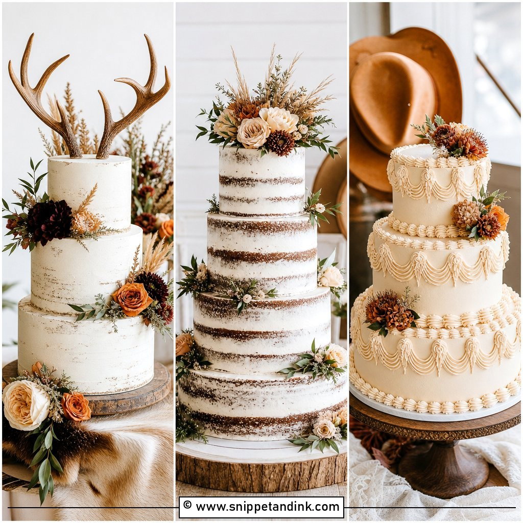 30 Western Cake Ideas for Wedding Rustic Trends Brides Love