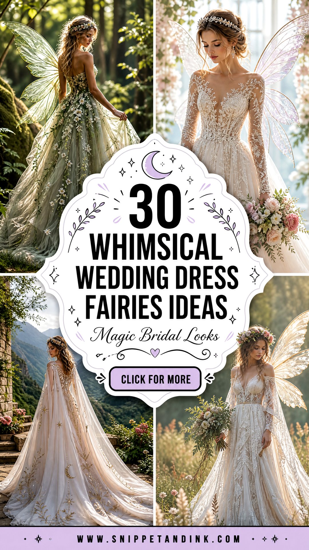 30 Whimsical Wedding Dress Fairies Ideas for Magic Brides - 30 Whimsical Wedding Dress Fairies Ideas for Magic Brides