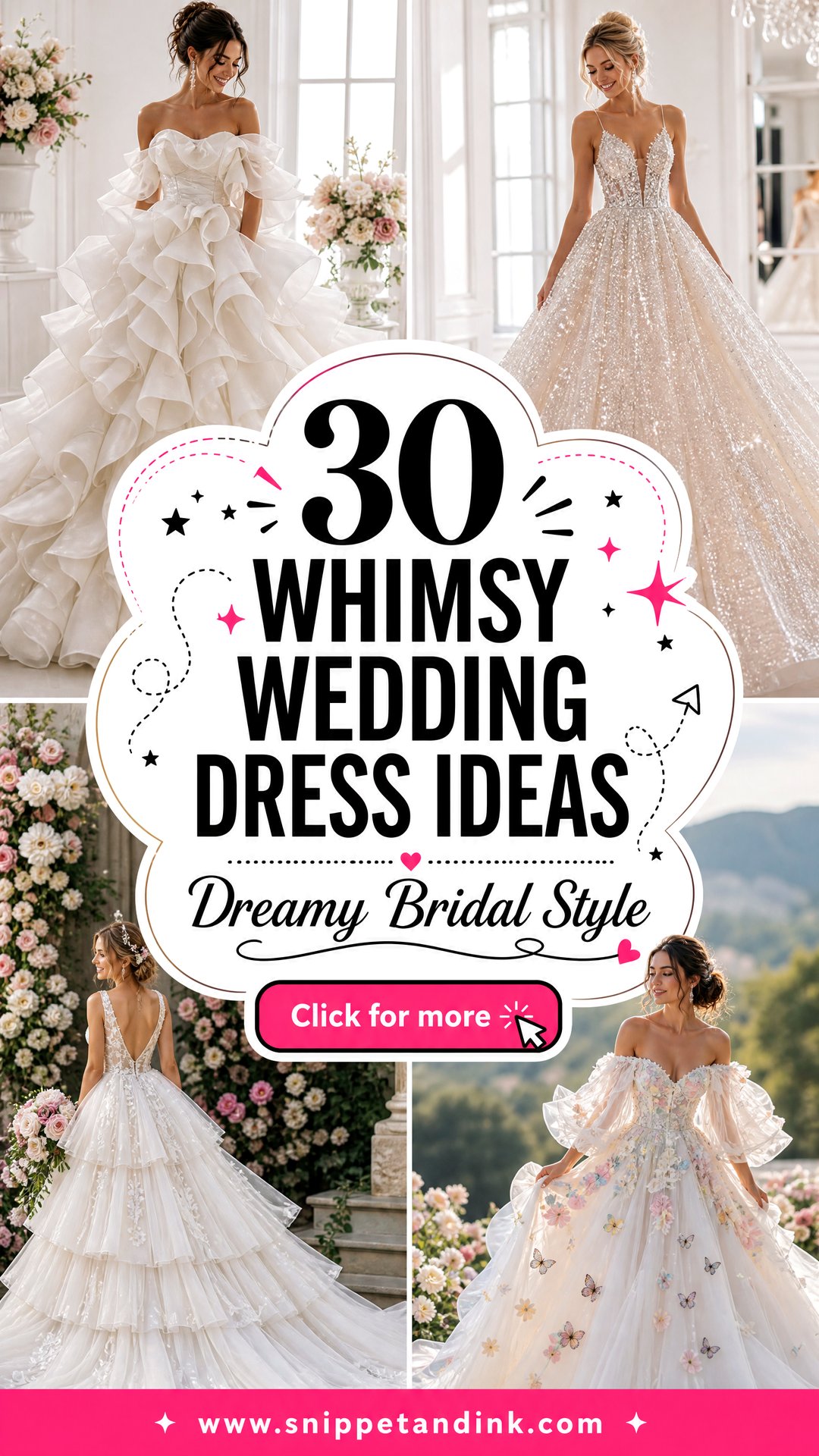 30 Whimsy Wedding Dress Ideas for Dreamy Modern Brides - 30 Whimsy Wedding Dress Ideas for Dreamy Modern Brides