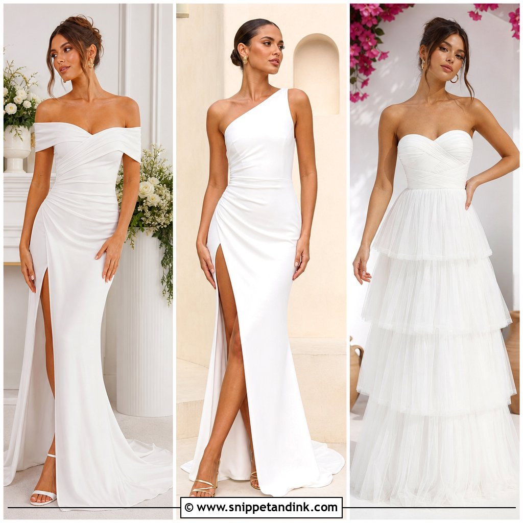 30 White Gowns