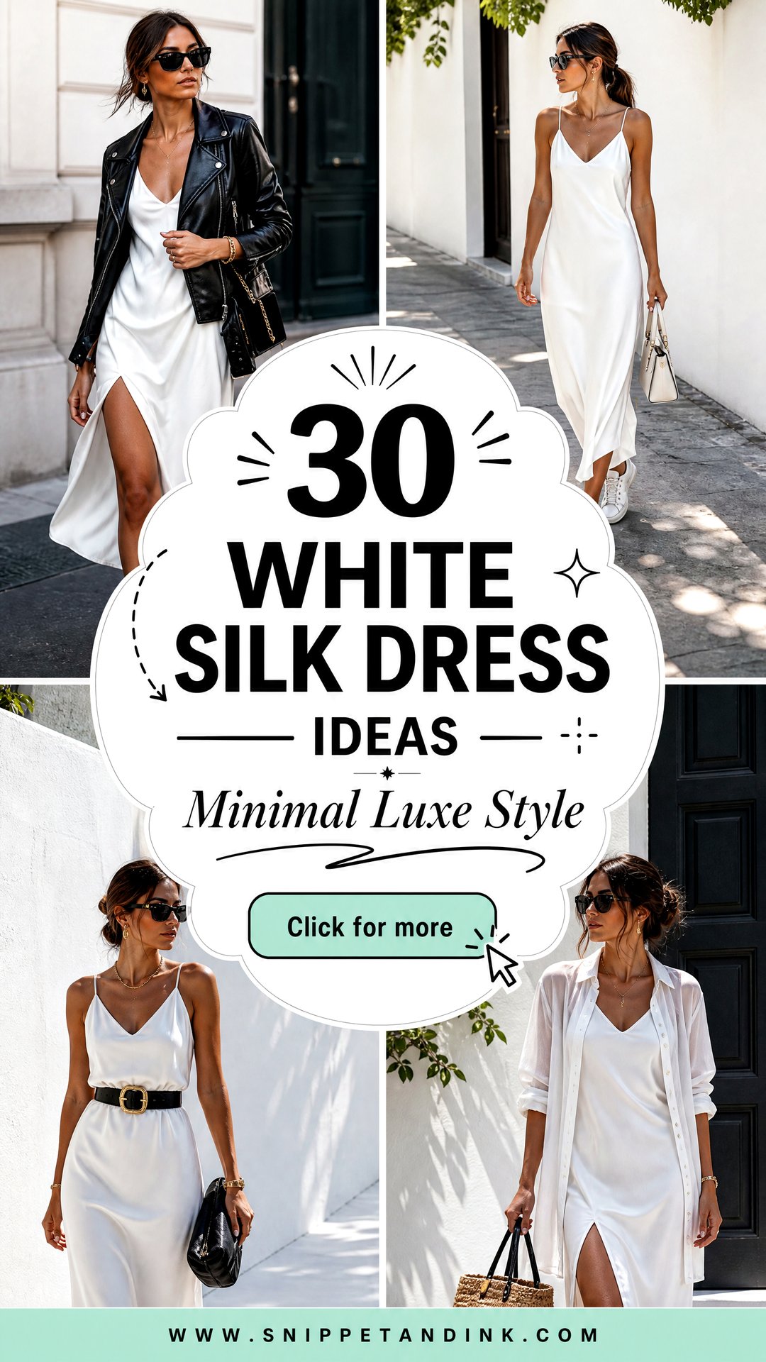 30 White Silk Dress Ideas for Minimal Luxe Wedding Style - 30 White Silk Dress Ideas for Minimal, Luxe Wedding Style