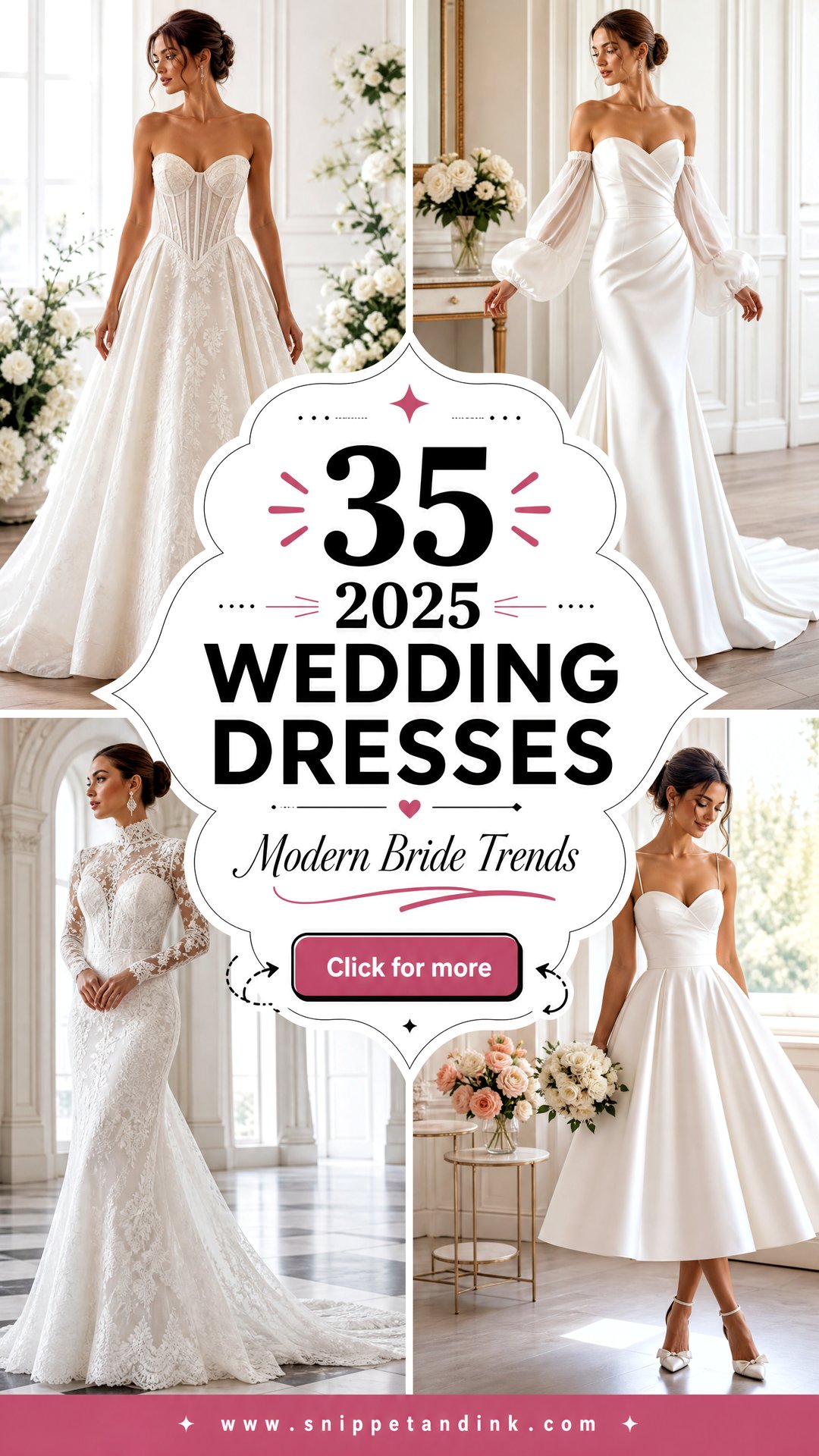 35 2025 Wedding Dresses for Trend-Forward Modern Brides - 35 2025 Wedding Dresses for Trend-Forward Modern Brides