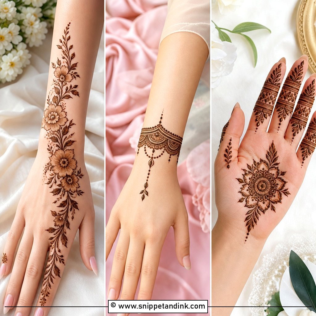 35 Aesthetic Mehndi Designs for Trendy Bridal Inspiration