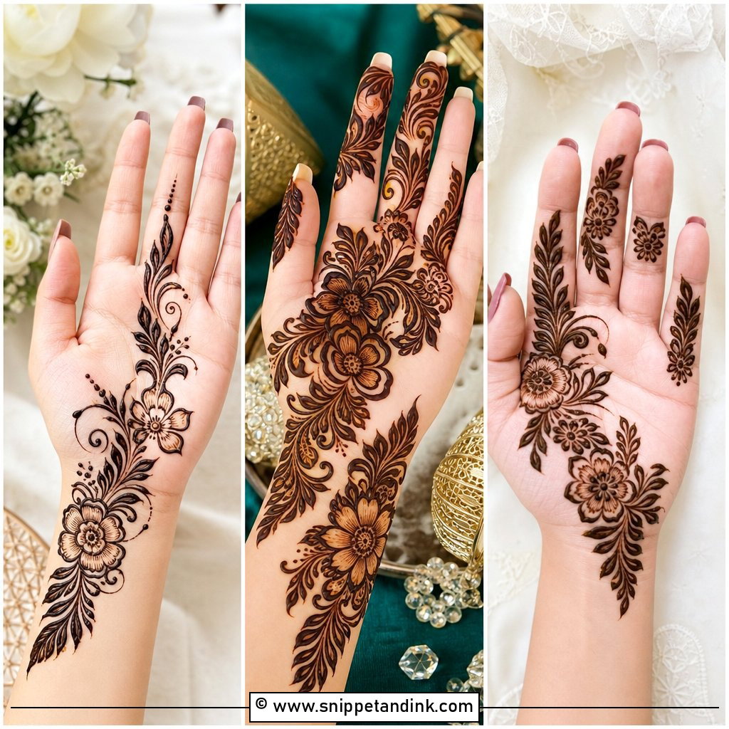 35 Arabic Front Hand Mehndi Designs for Brides in 2026