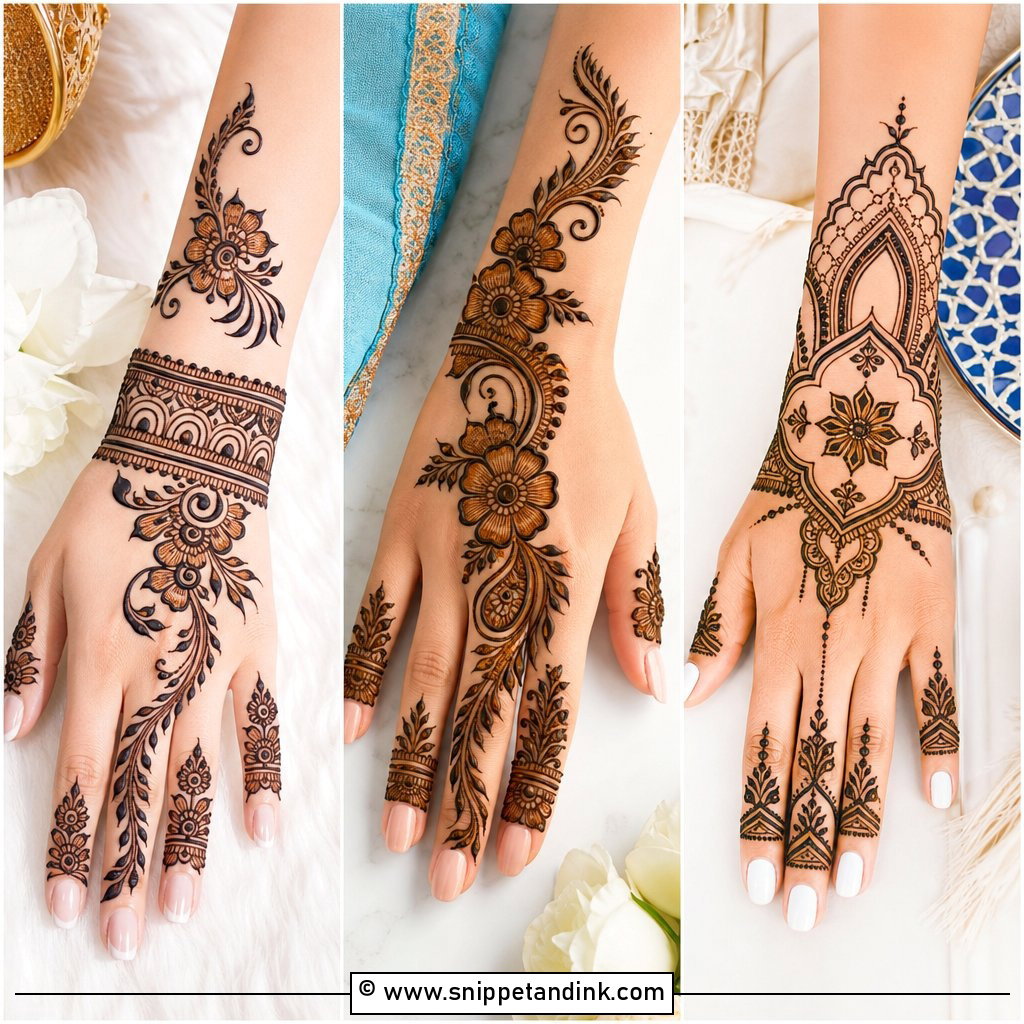 35 Arabic Mehndi Designs for Elegant Hands This Season