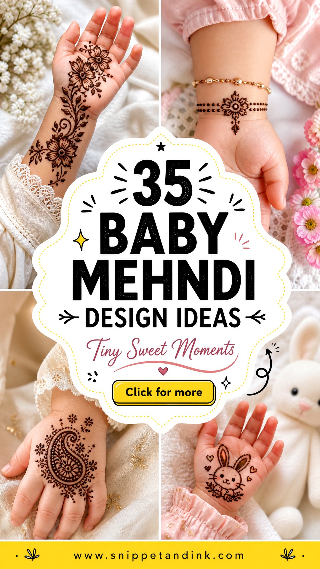 35 Baby Mehndi Design Ideas for Tiny Hands and Sweet Moments - 35 Baby Mehndi Design Ideas for Tiny Hands and Sweet Moments
