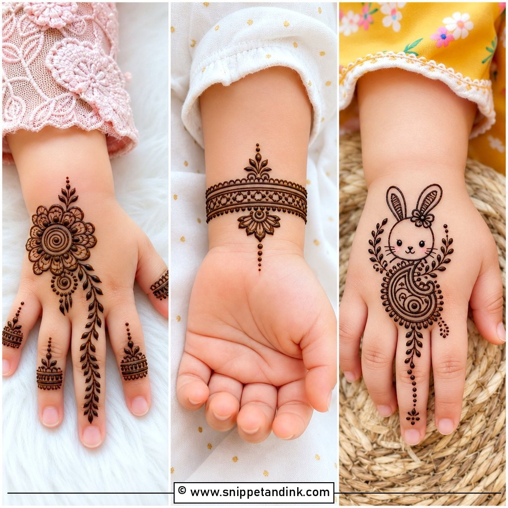 35 Baby Mehndi Design Ideas for Tiny Hands and Sweet Moments