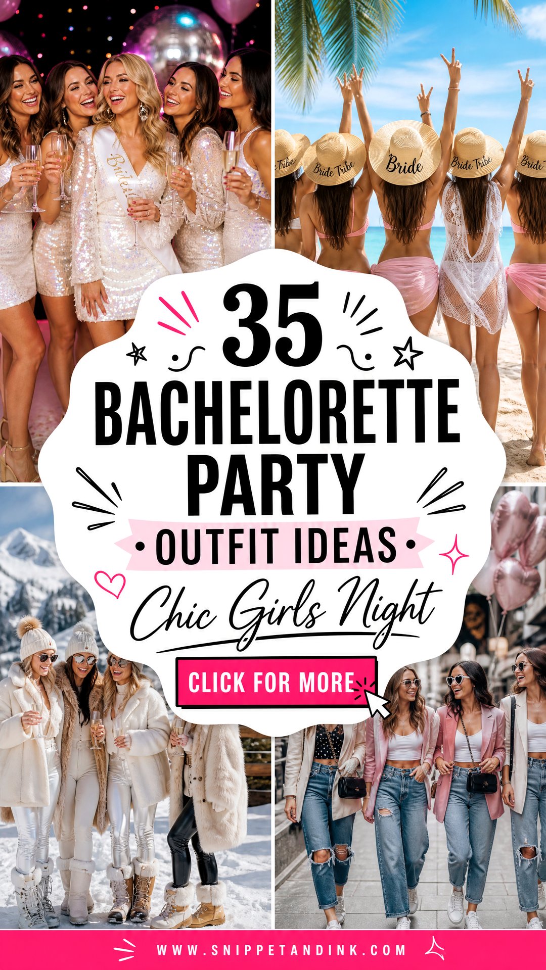 35 Bachelorette Party Outfit Ideas for a Chic Girls Night - 35 Bachelorette Party Outfit Ideas for a Chic Girls’ Night