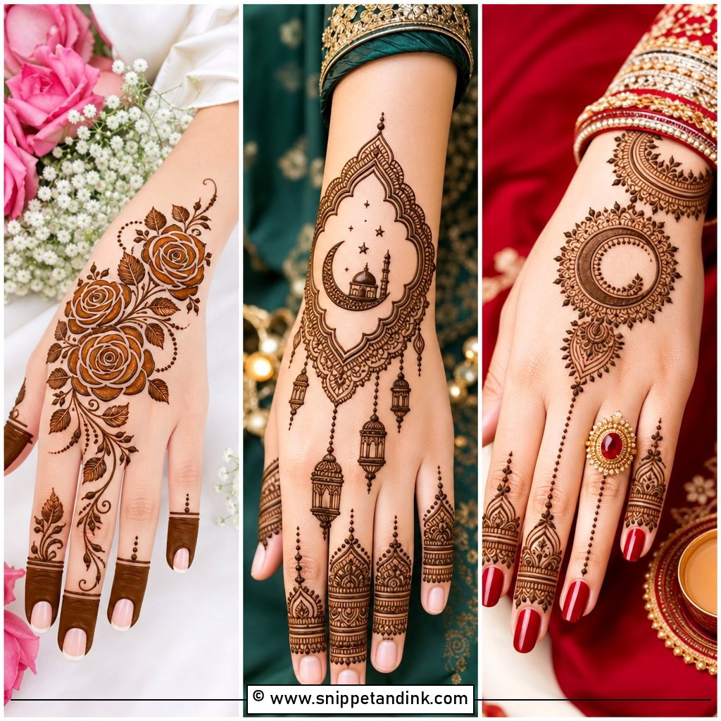 35 Back Hand Mehndi Design Ideas for Elegant Celebrations