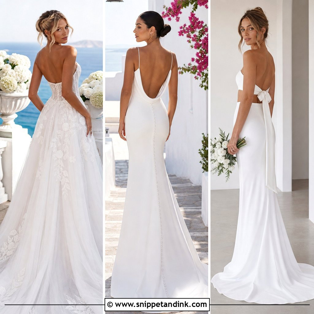 35 Backless Wedding Dress Ideas for a Stunning Bridal Look