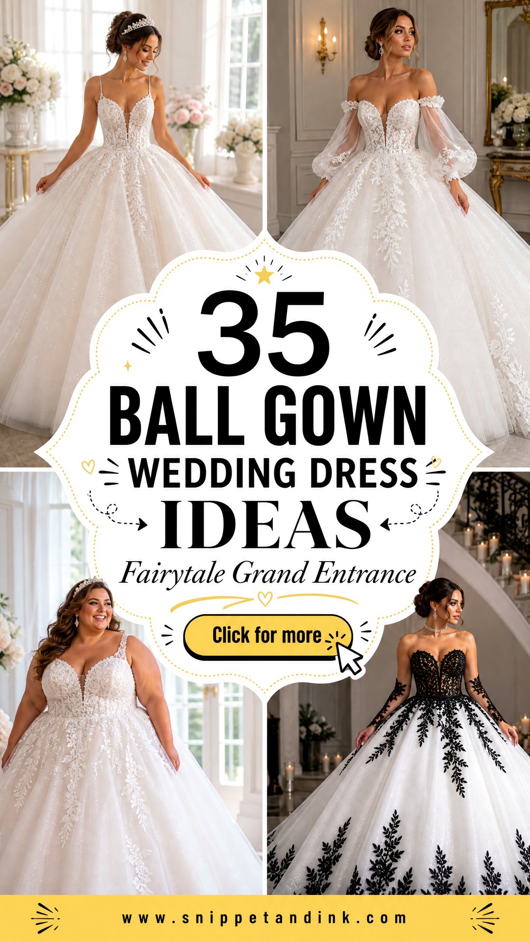 35 Ball Gown Wedding Dress Ideas for a Fairytale Entrance - 35 Ball Gown Wedding Dress Ideas for a Fairytale Entrance