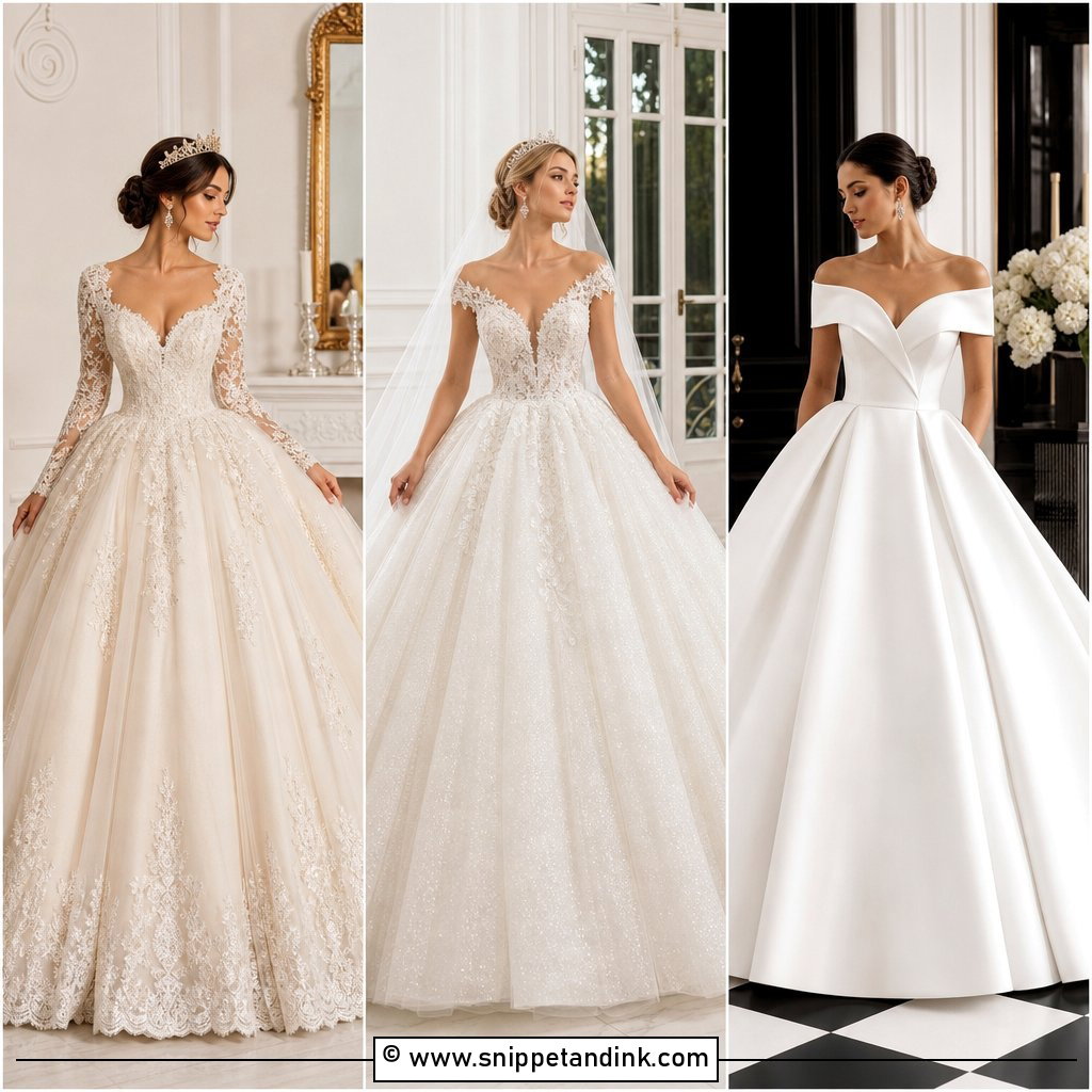 35 Ballgown Wedding Dress Ideas for a Fairytale Bride