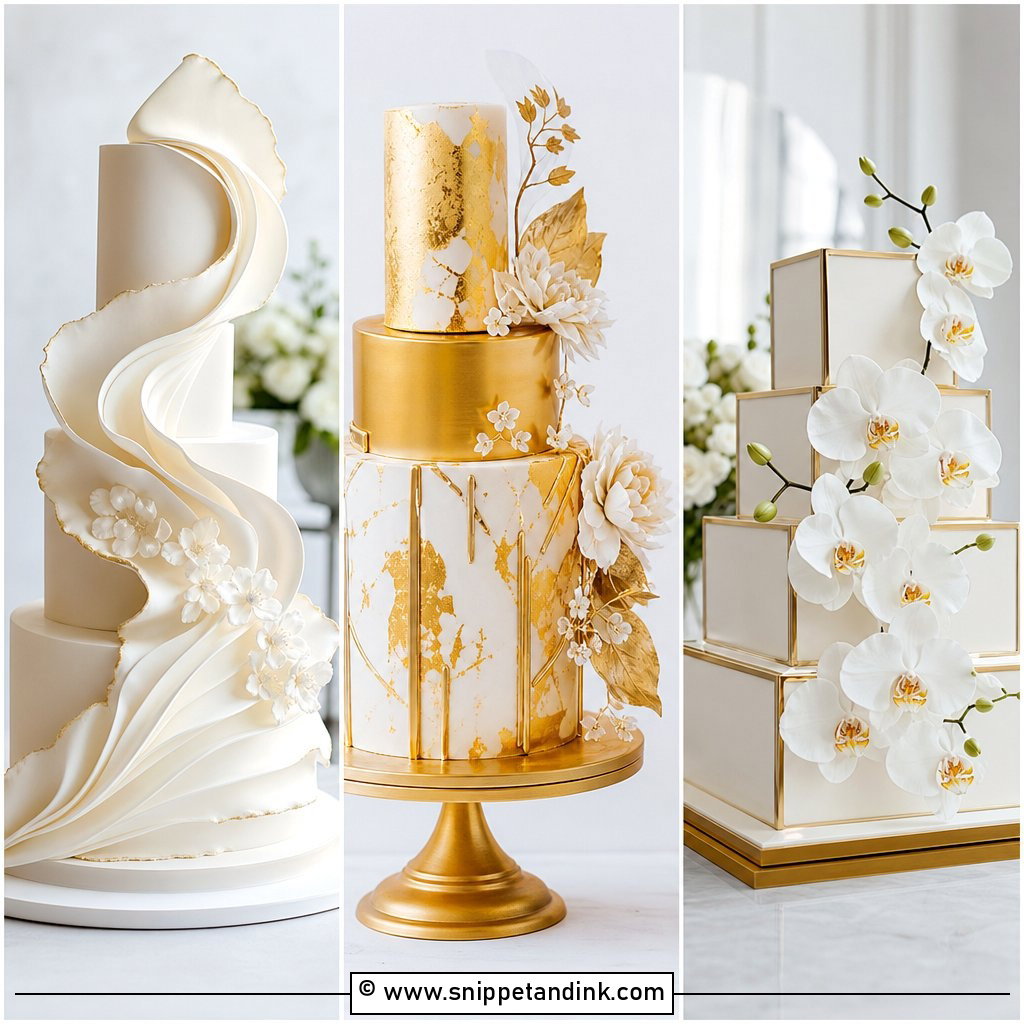 35 Bespoke Wedding Cake Ideas for a Luxe Reception Look