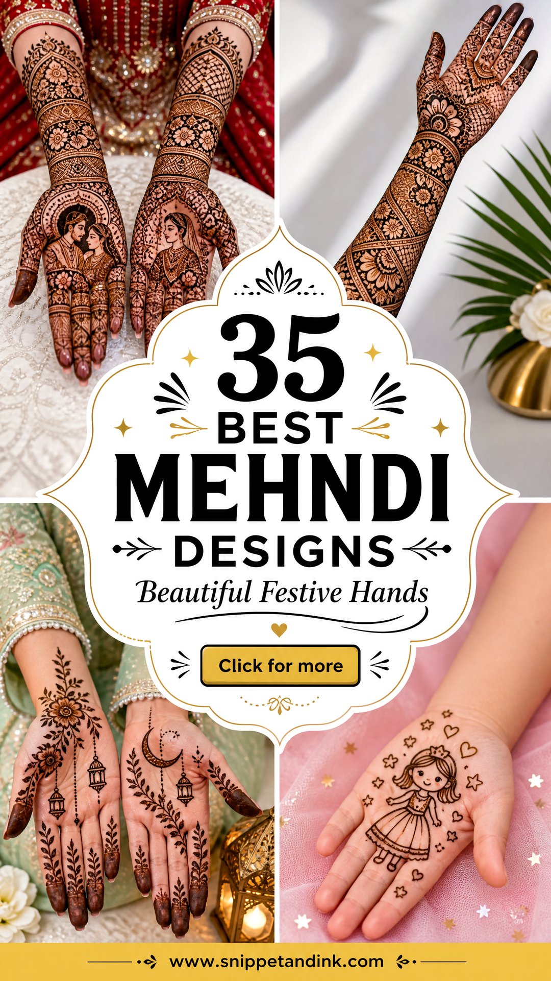 35 Best Mehndi Designs for Beautiful Festive Hands - 35 Best Mehndi Designs for Beautiful Festive Hands